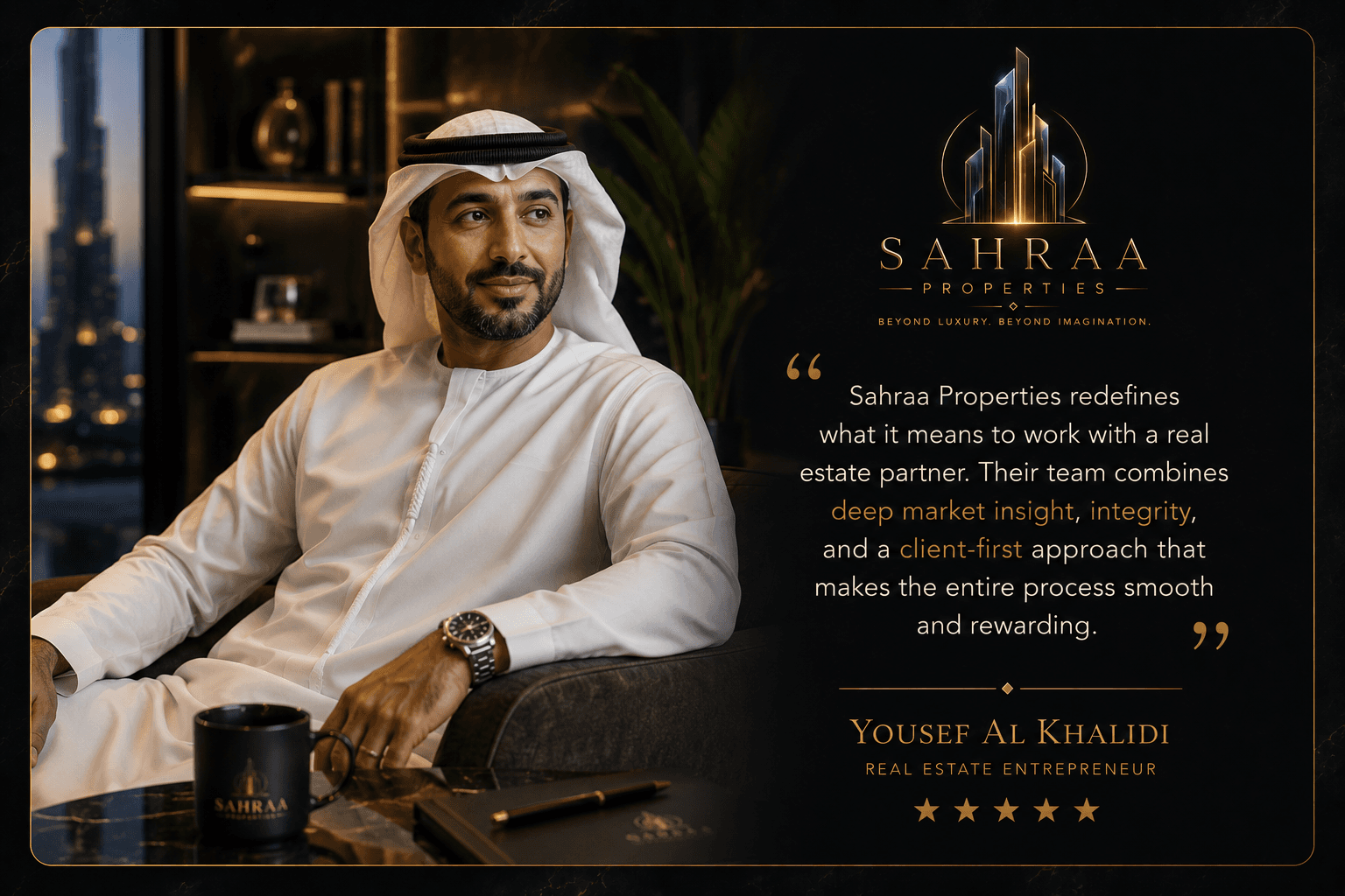 Yousef Al Khalidi — client testimonial